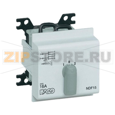 Переключатель кулачковый 16 А, 2x30°, 1 шт Baco NDF15 