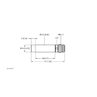 Датчик индуктивный Turck NI3-EH6.5K-AN6X-V1131