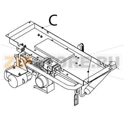 Ice making mechanism assy Hoshizaki IM-65NE Ice making mechanism assy Hoshizaki IM-65NEЗапчасть на деталировке под номером: C