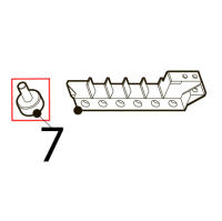 Foot H=25 mm Tecnoinox PIN70E7