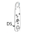 Machine screw/a/ni/M3*8, spw only Godex T10