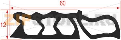 УПЛОТНИТЕЛЬ РАМЫ ДУХОВКИ 610 ММ RATIONAL 5105.1025P 