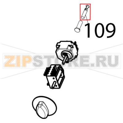 Signal lamp 230 V Tecnoinox FRS35E7 Signal lamp 230 V Tecnoinox FRS35E7Запчасть на деталировке под номером: 109