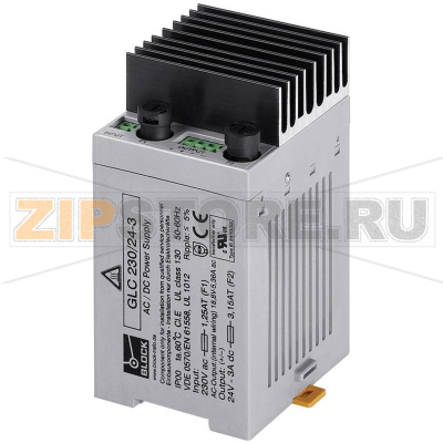 Преобразователь AC/DC, 2 А, 48 Вт, 24 В/DC Block GLC 400/24-2 