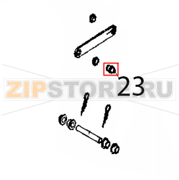 Bread-press pin Rollmatic CP 42 Bread-press pin Rollmatic CP 42Запчасть на деталировке под номером: 23