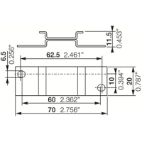 Адаптер для винтового монтажа реле ADP.01 ABB 1SVR430029R0100