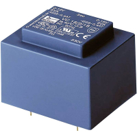 Трансформатор PCB, 1x230 В, 2x9 В/AC, 16 Вт, 888 мА Block VC 16/2/9