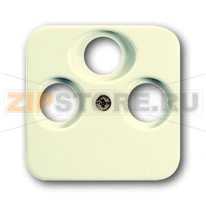 Накладка для TV-R-SAT розетки, слоновая кость ABB 2CKA001724A4331 