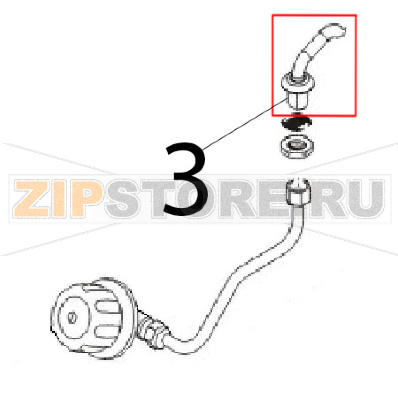 Erogatore acqua Angelo Po 1G1CP2G Erogatore acqua Angelo Po 1G1CP2GЗапчасть на деталировке под номером: 3