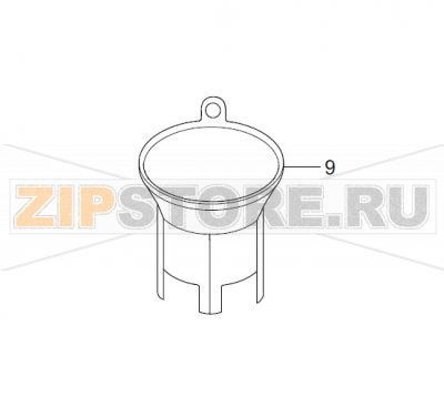 Einfülltrichter Winterhalter UC-M Einfülltrichter Winterhalter UC-MЗапчасть на деталировке под номером: 9Название запчасти на немецком языке: Einfülltrichter Winterhalter UC-M