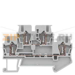 КЛЕММА ДВУХРЯДНАЯ НЕИЗОЛИРОВАННАЯ, ПРУЖИННОЕ ПОДСОЕДИНЕНИЕ: 0.08 - 2.5 MM2, ШИРИНА: 5.2 MM, СИНЯЯ Siemens 8WH2025-0AF01 