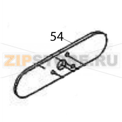 Label guide plate Sato M84Pro Label guide plate Sato M84ProЗапчасть на деталировке под номером: 54Название запчасти на английском языке: Label guide plate Sato M84Pro.