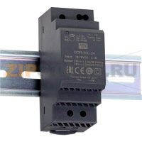 Преобразователь DC/DC на DIN-рейку, 15 В/DC, 2 А, 30 Вт Mean Well DDR-30L-15