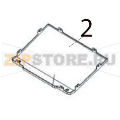 Top lid (inner) Hurakan HKN-IMF18 Top lid (inner) Hurakan HKN-IMF18Запчасть на деталировке под номером: 2