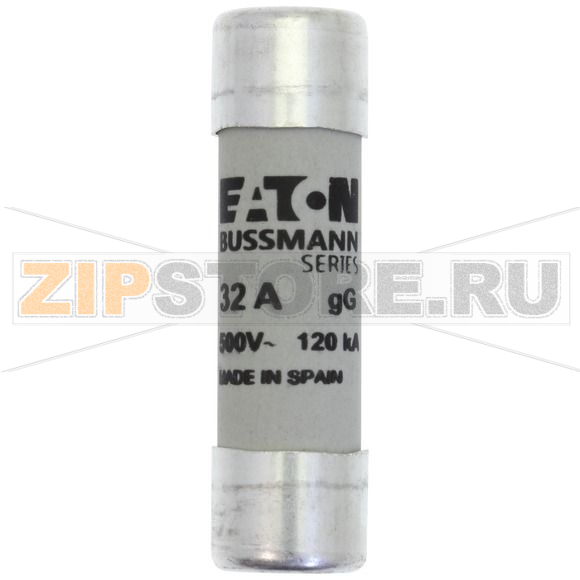 Предохранитель, 32 A, AC 500 В, 120 кА, 14x51 мм, gL/gG, IEC Eaton CYLINDRICAL FUSE 14x51 32A G 