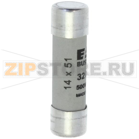 Предохранитель, 32 A, AC 500 В, 120 кА, 14x51 мм, gL/gG, IEC Eaton CYLINDRICAL FUSE 14x51 32A G 