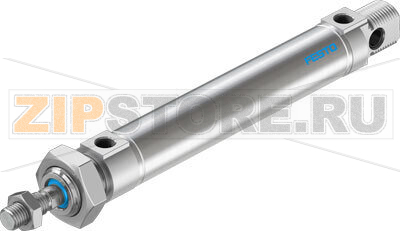 Пневмоцилиндр стандартный Festo DSNU-25-100-P-A 