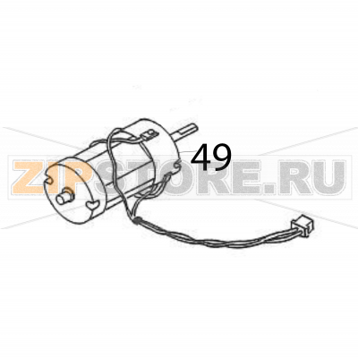 DC Motor assy (maruni assem) Sato M84Pro DC Motor assy (maruni assem) Sato M84ProЗапчасть на деталировке под номером: 49Название запчасти на английском языке: DC Motor assy (maruni assem) Sato M84Pro.