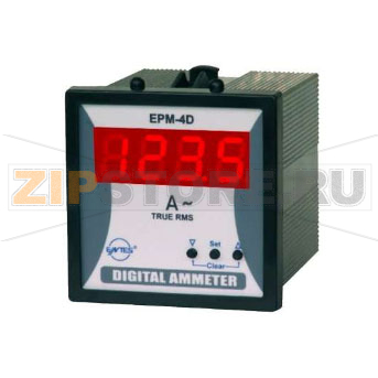 Амперметр 110-230 В/AC, 0.05-5.5 A, 45-65 Гц, 46x96x96 мм Entes EPM-4D-72 