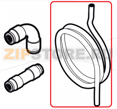 White pipe Lainox NAEB101R  White pipe Lainox NAEB101RЗапчасть на сборочном чертеже под номером: 87Название запчасти на английском&nbsp;языке: White pipe Lainox NAEB101R