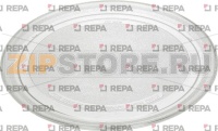 PLATE FOR MICROWAVE WHIRLPOOL