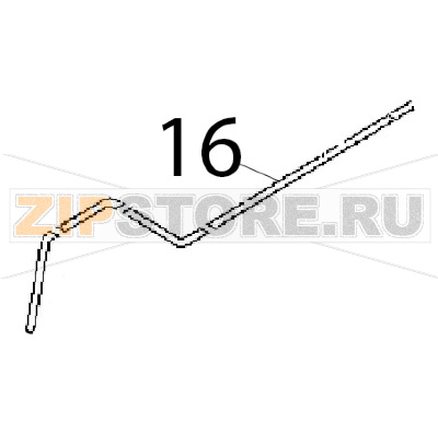 Tubo alimentaz. spia Angelo Po 1G1FA0G Tubo alimentaz. spia Angelo Po 1G1FA0GЗапчасть на деталировке под номером: 16
