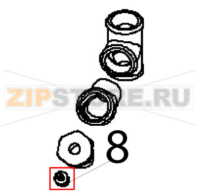 Union G Ø: 7-1/4" Angelo Po 091CP1E Union G Ø: 7-1/4" Angelo Po 091CP1EЗапчасть на деталировке под номером: 8