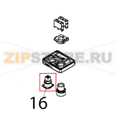 Connettore USB Angelo Po AT61EW Connettore USB Angelo Po AT61EWЗапчасть на деталировке под номером: 16