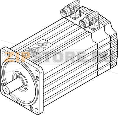 Серводвигатель Festo EMMS-AS-140-L-HS-RRB 