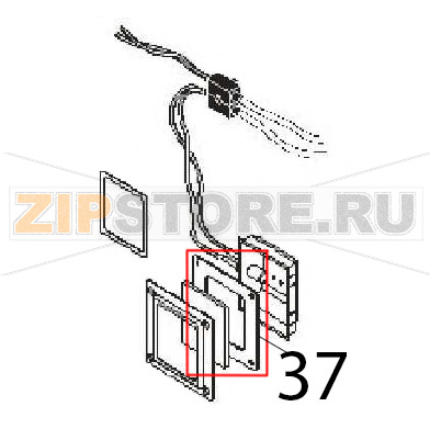 Lamp gasket Angelo Po FM1011E1 Lamp gasket Angelo Po FM1011E1Запчасть на деталировке под номером: 37