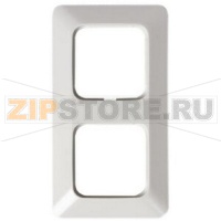 Рамка двухместная, белая ABB 158.33