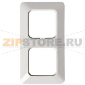 Рамка двухместная, белая ABB 158.33 