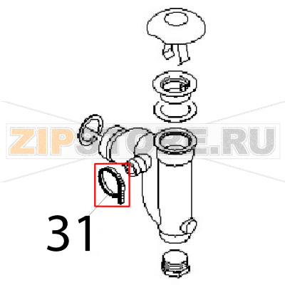 Hose clamp Angelo Po FM1011E1 Hose clamp Angelo Po FM1011E1Запчасть на деталировке под номером: 31