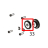 Spur gear 40T*M0.5*4.0t Godex EZPi-1200