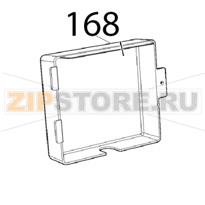 Cover for terminal box Unox XVC 205E Cover for terminal box Unox XVC 205EЗапчасть на деталировке под номером: 168