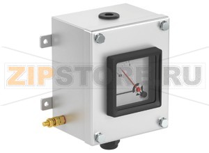Модуль управления Control Unit Ex e, Stainless Steel, Ammeter LCS7.WBAASA.B.1 Pepperl+Fuchs Electrical specificationsOperating voltage250 V max.Operating current16 A max.Terminal capacity2.5 mm2Functionammeter 1 ARated operating voltage690 V ACRated operating current1 ALabelingscale 0 ... 1 / 5 AMechanical specificationsHeight142 mm (A)Width116 mm (B)Depth85.5 mm (C)External dimension117 mm with operators (C1) 92.2 mm with screws (C2) 145 mm with mounting brackets (K)Fixing holes distance, height81 mm (G)Fixing holes distance, width130 mm (H)Enclosure coverfully detachableCover fixingM6 stainless steel hexagon head screwsFixing holes diameter6.1 mm (J)Degree of protectionIP66Cable entryNumber of cable entries1 x M20 in face A fitted with polyamide Ex e stopping plug1x M20 in face B fitted with polyamide Ex e cable glandDefined entry areaface A and face BMaterialEnclosure1.5 mm 316L, (1.4404) stainless steelFinishelectropolishedSealone piece closed cell neopreneMass3 kgMountingmouting brackets with 6.1 mm screw holesGroundingM6 internal/external brass grounding boltAmbient conditionsAmbient temperature-40 ... 55 °C (-40 ... 131 °F) @ T4 -40 ... 40 °C (-40 ... 104 °F) @ T6 Data for application in connection with hazardous areasEU-Type Examination CertificateSIRA 13ATEX3059XMarking II 2 GD Ex de IIC T6 Gb, Ex tb IIIC T80°C Db Ex de IIC T4 Gb, Ex tb IIIC T130°C DbInternational approvalsIECEx approvalIECEx SIR 13.0021EAC approvalTC RU C-DE.GB06.B.00567ConformityDegree of protectionEN 60529General informationSupplementary informationEC-Type Examination Certificate, Statement of Conformity, Declaration of Conformity, Attestation of Conformity and instructions have to be observed where applicable. For information see www.pepperl-fuchs.com.AccessoriesOptional accessoriesEngraved traffolyte tag labelEngraved AISI 316L stainless steel tag labelColor in-fill stainless steel tag label