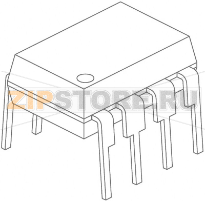 Микроконтроллер встроенный, PDIP-8, 8 Бит, 4 МГц, I/O 5 Microchip Technology PIC12F508-I/P 