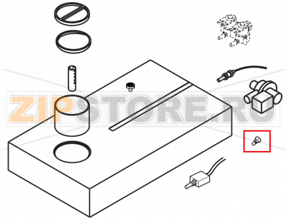 Pin Lainox NAEB101R     Pin Lainox NAEB101RЗапчасть на сборочном чертеже под номером: C17Название запчасти на английском&nbsp;языке: Pin Lainox NAEB101R