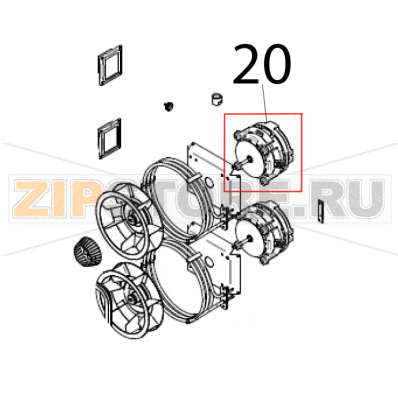 Motore 200-230 V, 250 W olympia Piron PF1006_PI1 Motore 200-230 V, 250 W olympia Piron PF1006_PI1Запчасть на деталировке под номером: 20