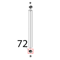 Tappo fulcro inf. porta Unox XVC 515G