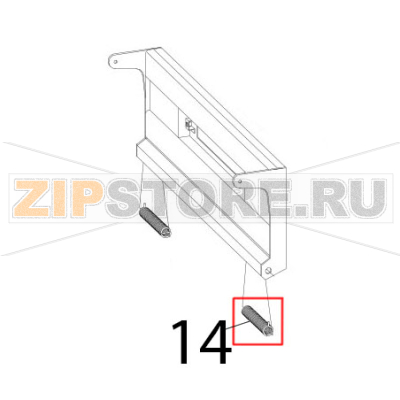 Molla DX richiamo portina Zanolli Citizen PW 9+9/MC Molla DX richiamo portina Zanolli Citizen PW 9+9/MCЗапчасть на деталировке под номером: 14
