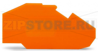 TOPJOB Classic End and intermediate plate; 1.5 mm thick; orange Wago 782-317