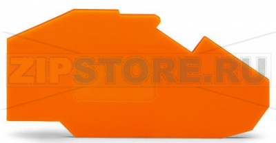 TOPJOB Classic End and intermediate plate; 1.5 mm thick; orange Wago 782-317 