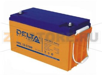 Delta HRL 12-370W Свинцово-кислотный аккумулятор (АКБ) Delta HRL 12-370W: Напряжение - 12 В; Емкость - 80 Ач; Габариты: 350 мм x 167 мм x 179 мм, Вес: 26,2 кгТехнология аккумулятора: AGM VRLA Battery