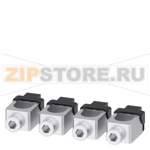 wire connector CU 4 units accessory for: 3VA6 150/250 Siemens 3VA9244-0JD12 