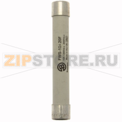 Предохранитель, 10 A, AC 1400 В, DC 1000 В, 50 кА, 20x127 мм, gS, IEC BS Eaton 10A 1400V AC SEMI 