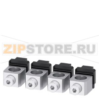 WIRE CONNECTOR;CU 4 PCS. ACCESSORY FOR: 3VA5/6 400/600 Siemens 3VA9374-0JD13