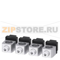 WIRE CONNECTOR;CU 4 PCS. ACCESSORY FOR: 3VA5/6 400/600 Siemens 3VA9374-0JD13