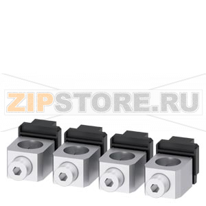 WIRE CONNECTOR;CU 4 PCS. ACCESSORY FOR: 3VA5/6 400/600 Siemens 3VA9374-0JD13 