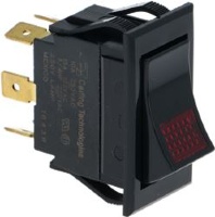 КРАСНЫЙ ДВУХПОЛЮСНЫЙ ВЫКЛЮЧАТЕЛЬ